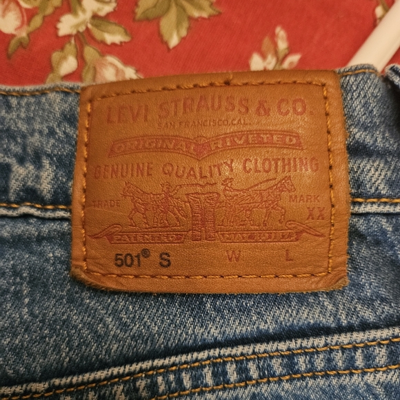 Levi's Original 501 Skinny Jeans (27x28) - Picture 5 of 7